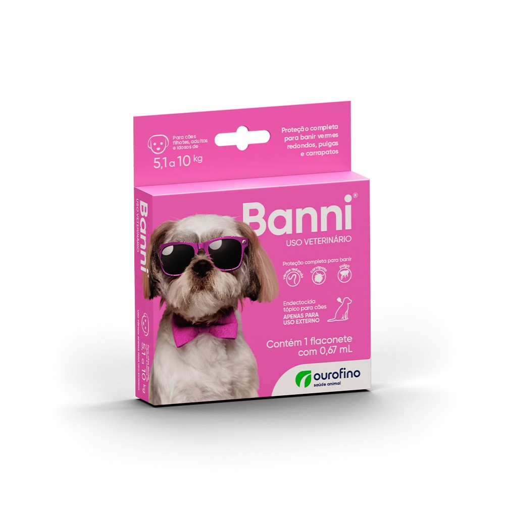 BANNI CÃES 5,1-10KG (0,67ML)