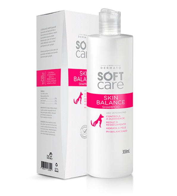 SHAMPOO SOFT CARE SKIN BALANCE PARA CÃES E GATOS 300 ML