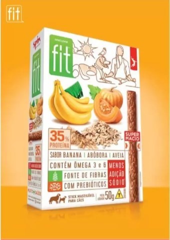 STICK FIT SPIN PET BANANA , ABOBORA E AVEIA 50g 