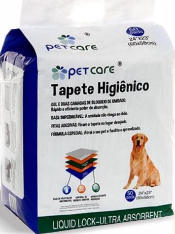 PETCARE TAPETE 60X58 50UN   ST