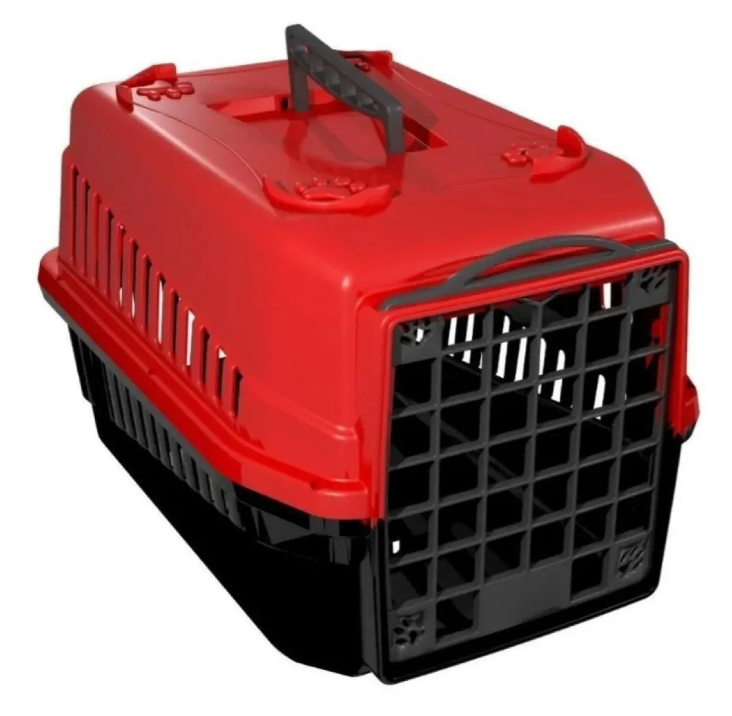 CAIXA TRANSPORTE PARA CÃES E GATOS N.3 Grande Rosa