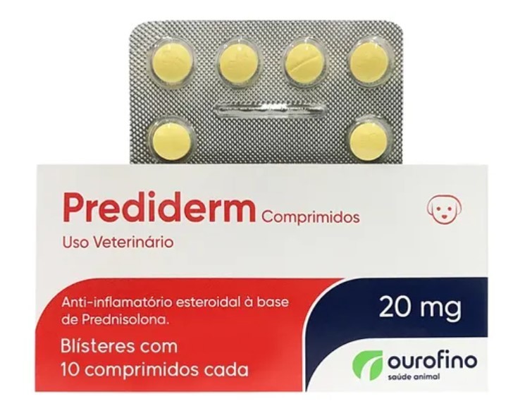 PREDIDERM 20 MG 10 COMP