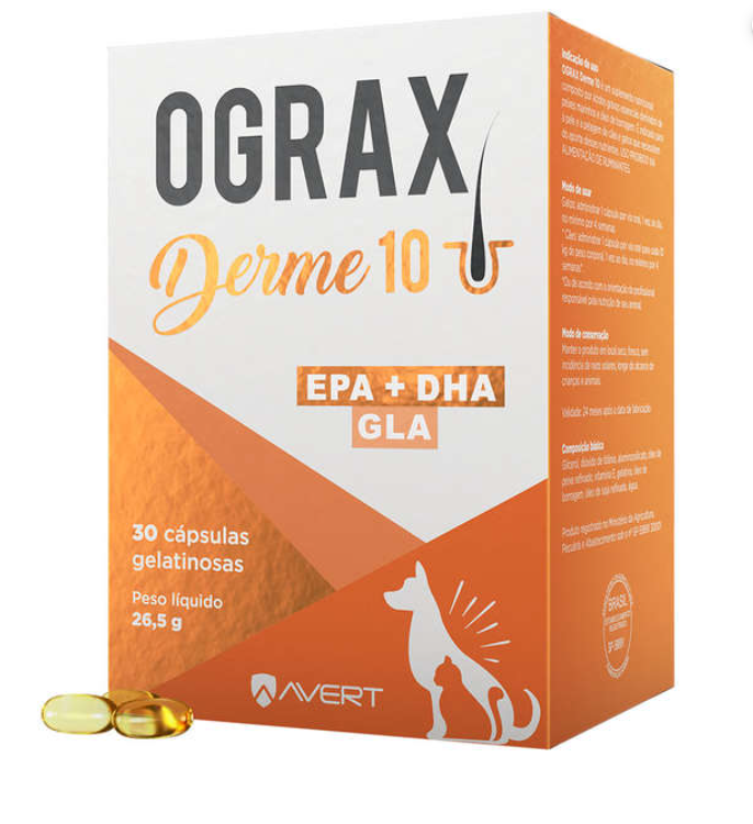 OGRAX DERME 10 C/ 30CPS STPCR