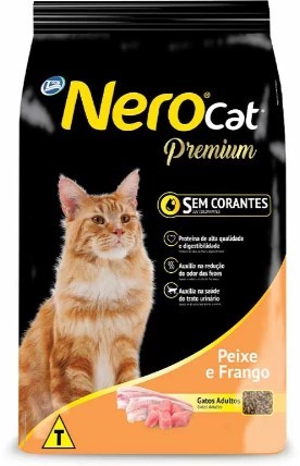 NEROO CAT PREMIUM PEIXE FRANGO ADULTO 10,1KG