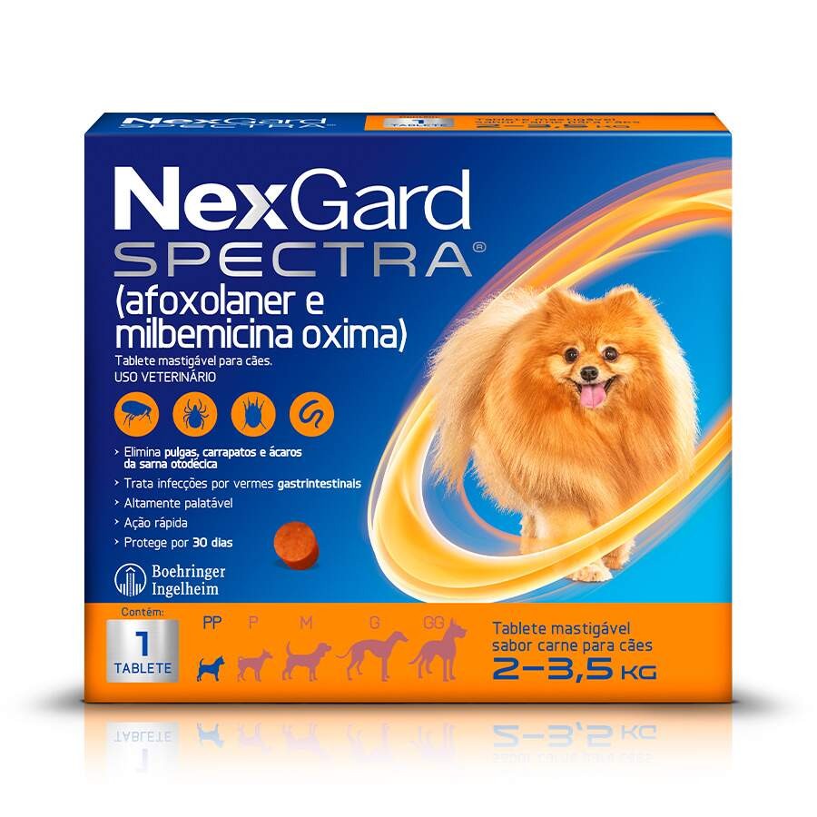 NEXGARD  SPECTRA 2-3,5 KG ( 1 COMP. ) PP