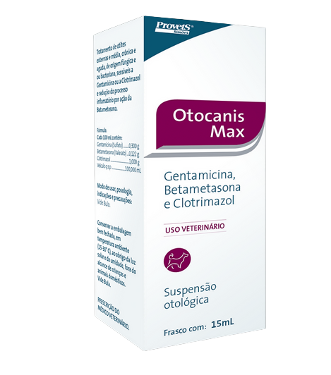 OTOCANIS MAX SUSPENSÃO 15 ML