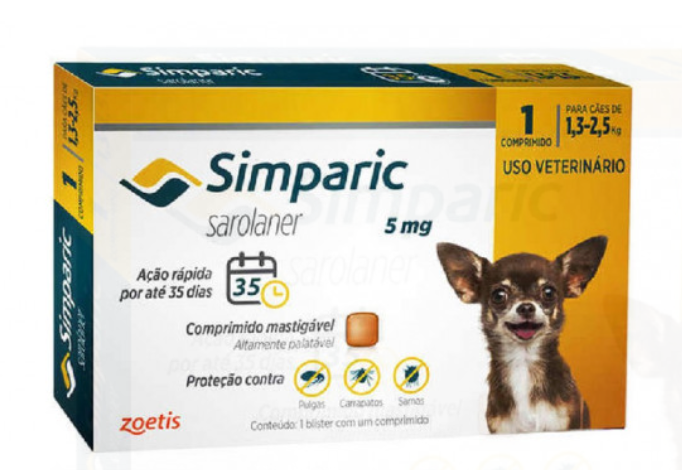 SIMPARIC 5 MG C 1 COMP 1-3 A 2-5 KG