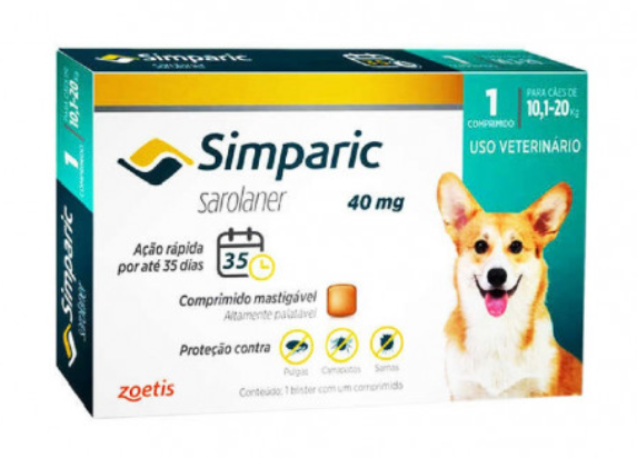 SIMPARIC 40 MG C 1 COMP 10-1 A 20 KG