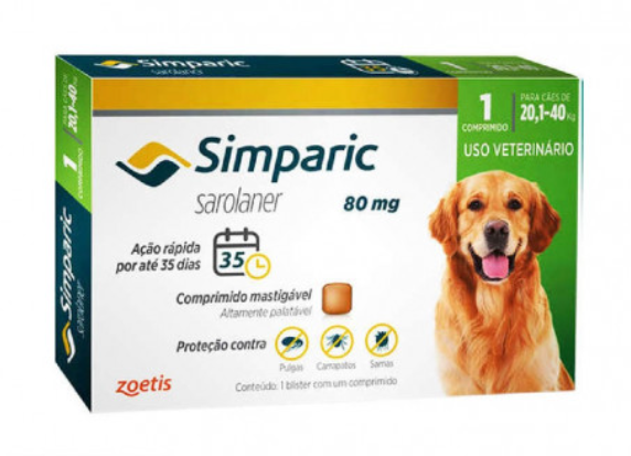 SIMPARIC 80 MG C 1 COMP 20-1 A 40 KG