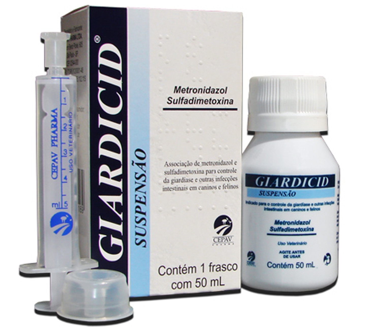 GIARDICID SUSPENSAO 50 ML