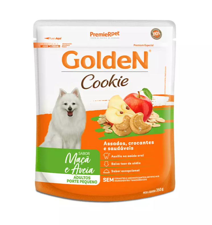 GOLDEN COOKIE CAES ADULTOS MINI BITS MACA AVEIA 350G