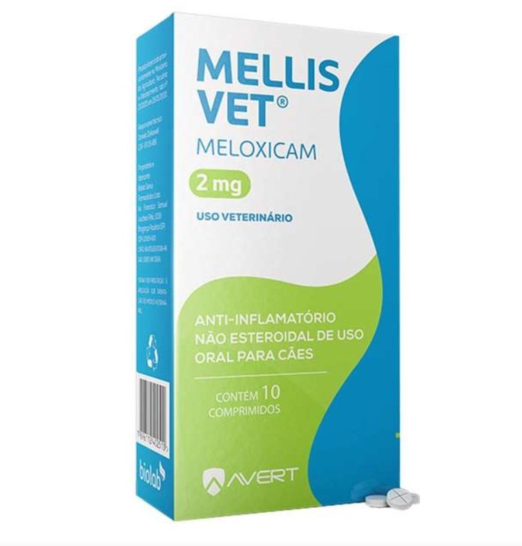 MELLIS VET 2,0MG CAES C/ 10 COMP PCR