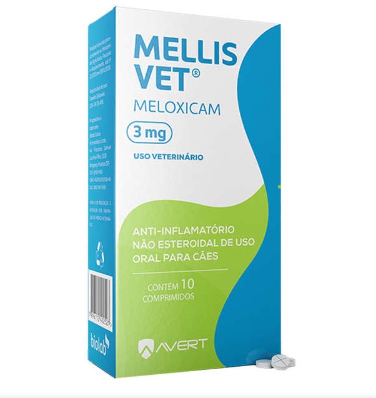 MELLIS VET 3,0 MG CAES C/ 10COMP PCR