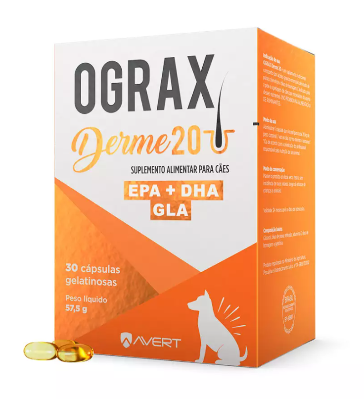 OGRAX DERME 20 C/ 30CAPS STPCR