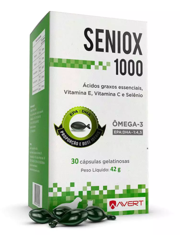 SENIOX 1000MG CX C/ 30 CAPS STPCR