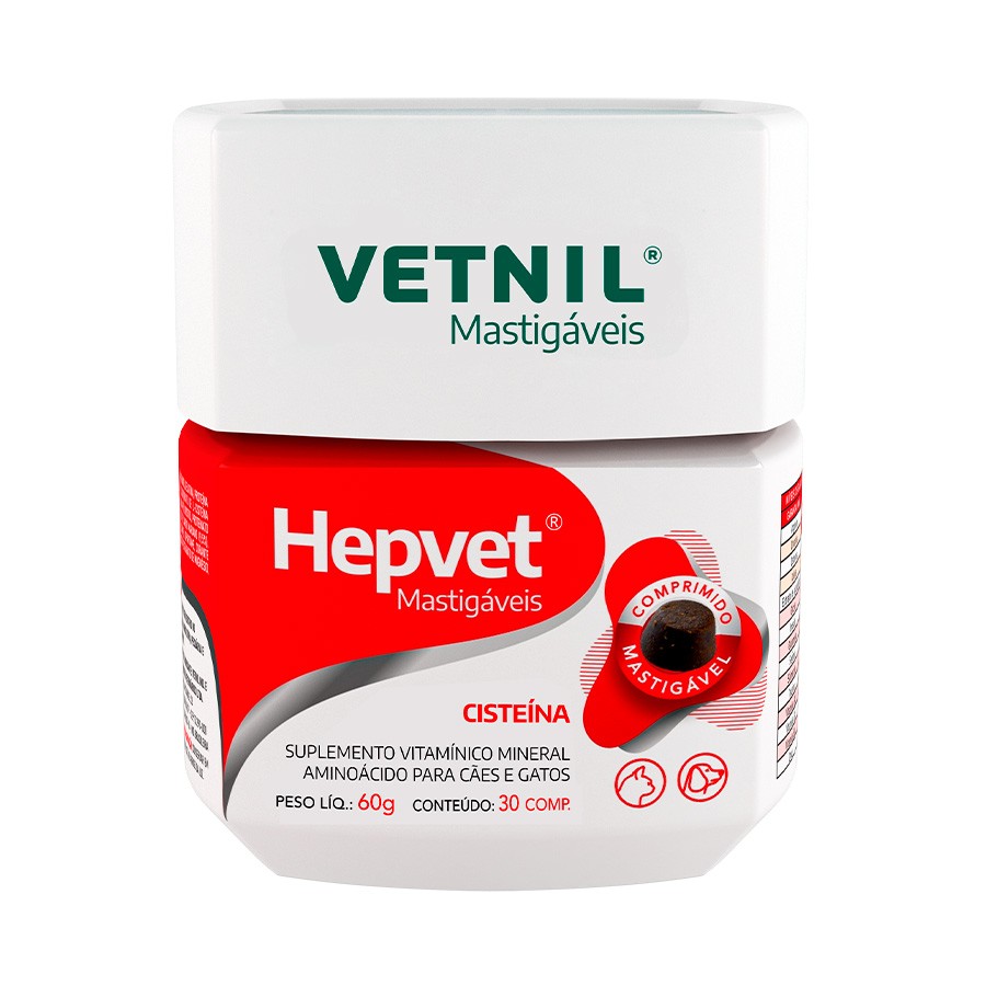 HEPVET MASTIGAVEIS 30 COMP