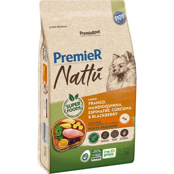 PREM NATTU CAES AD RP MANDIOQUINHA 10,1 KG