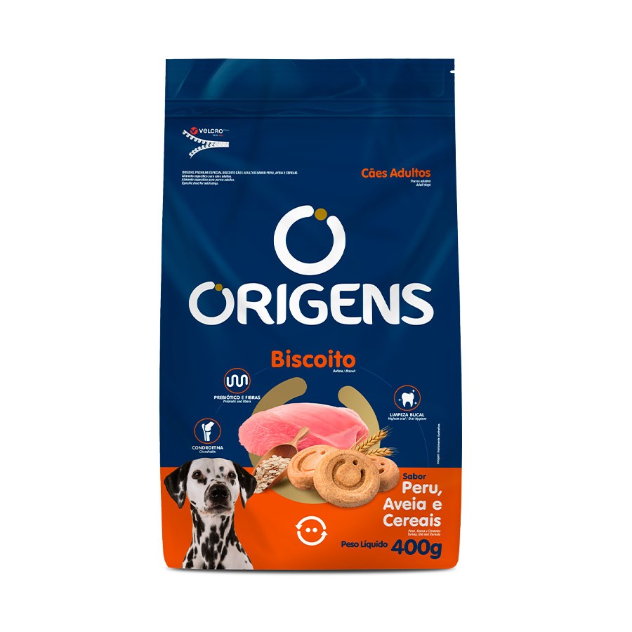 ORIGENS BISCOITO ADULTO PERU RM 400 G