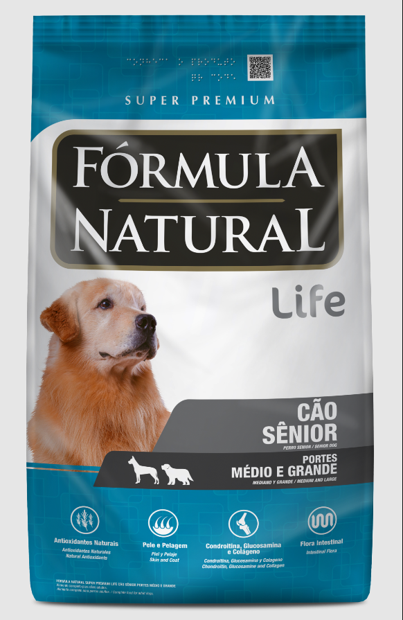 FORMULA NATURAL LIFE SENIOR PORTE MEDIO/GRANDE 15 KG