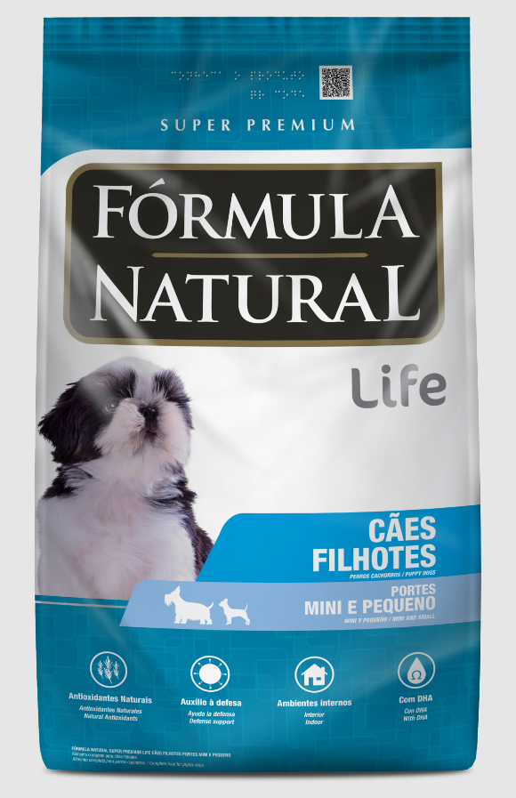 FORMULA NATURAL LIFE FILHOTE PORTE MINI / PEQUENO 7 KG