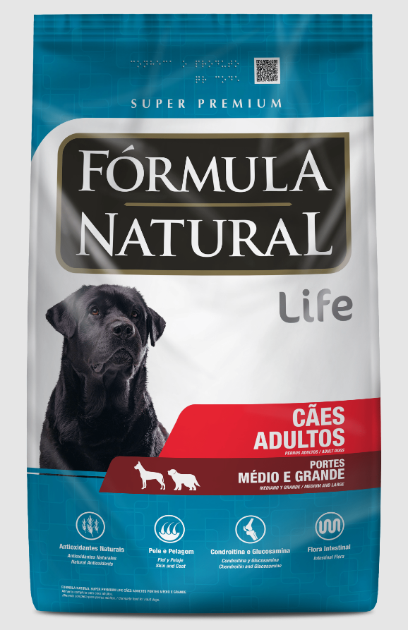 FORMULA NATURAL LIFE ADULTO PORTE MEDIO/GRANDE 15 KG