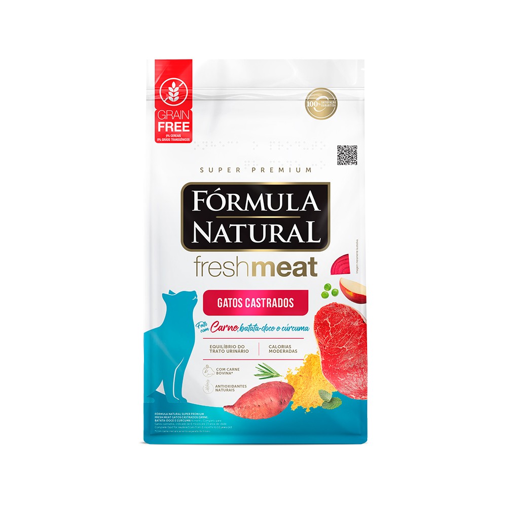 FÓRMULA NATURAL FRESH MEAT, GATOS CASTRADOS CARNE (10,1K)