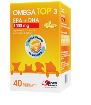 OMEGA TOP 1000MG - COM 40 CAPSULAS