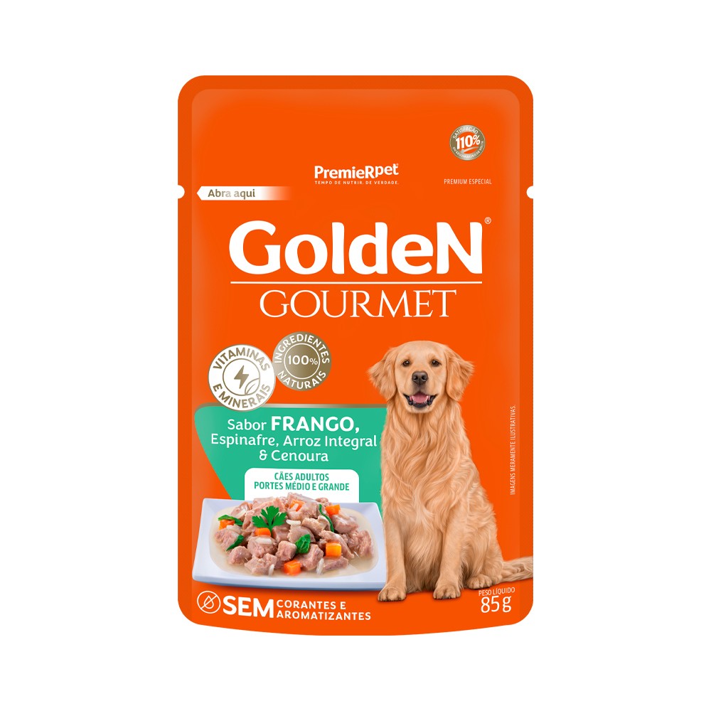 GOLDEN GOURMET CAES AD MED/ G FRANGO 85 G