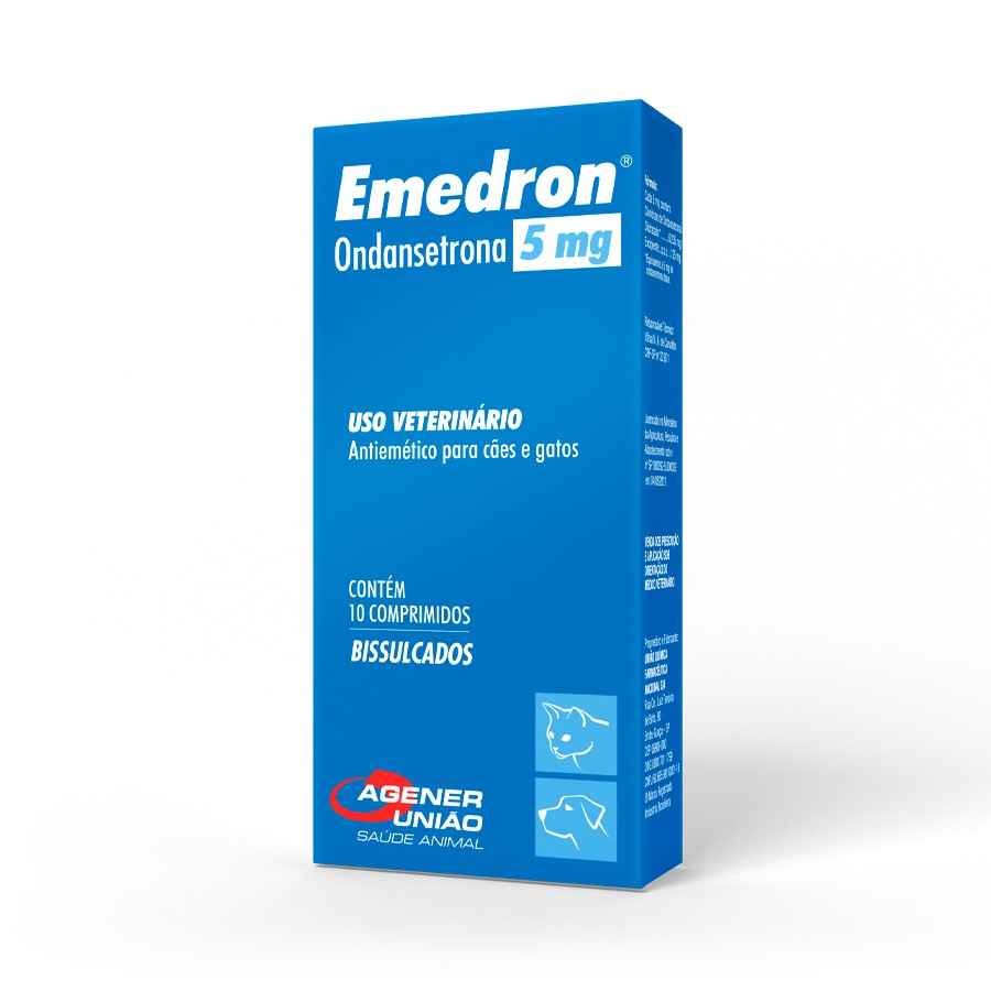 ANTIEMÉTICO AGENER EMEDRON 5 MG COM 10 COMPRIMIDOS