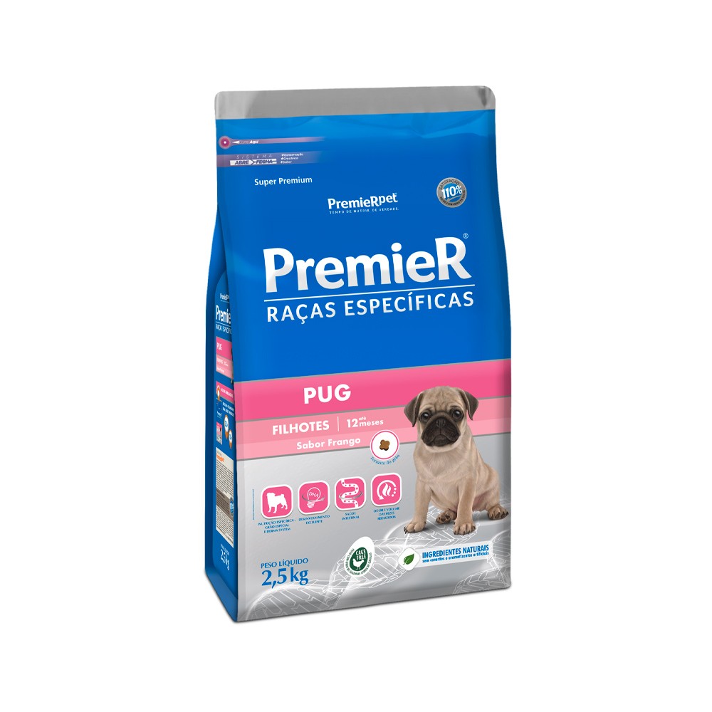 RACAS ESP CAES FILH  PUG  2,5 KG