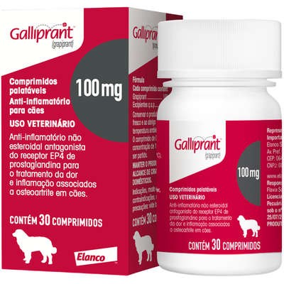 GALLIPRANT TAB 100MG  COM 30 COMPRIMIDOS