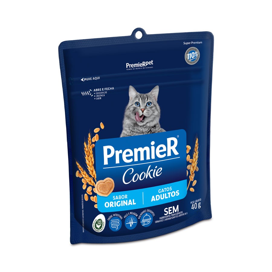 PREMIER COOKIE GATOS ADULTOS 40G