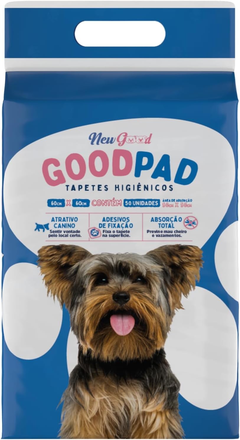 TAPETE HIGIENICO GOOD PAD 60X60cm - 50 UNIDADES