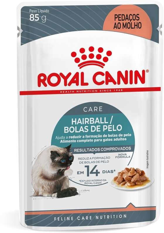 SACHE ROYAL CANIN FELINE HAIRBALL/BOLA DE PELO 85g