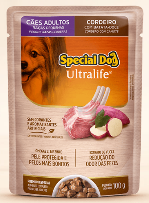 SPECIAL DOG ULTRALIFE SACHE RP AD CORDEIRO 100G