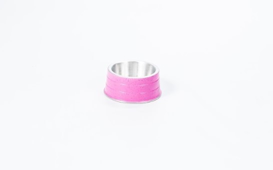 COMEDOURO ALUMINIO PESADO MINI ROSA