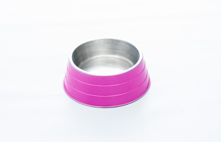 COMEDOURO ALUMINIO PESADO MEDIO ROSA