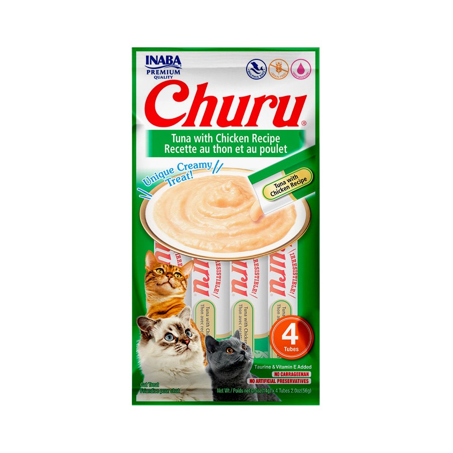 CHURU ATUM C/ GALINHA PACOTE C/ 4 SACHES14G