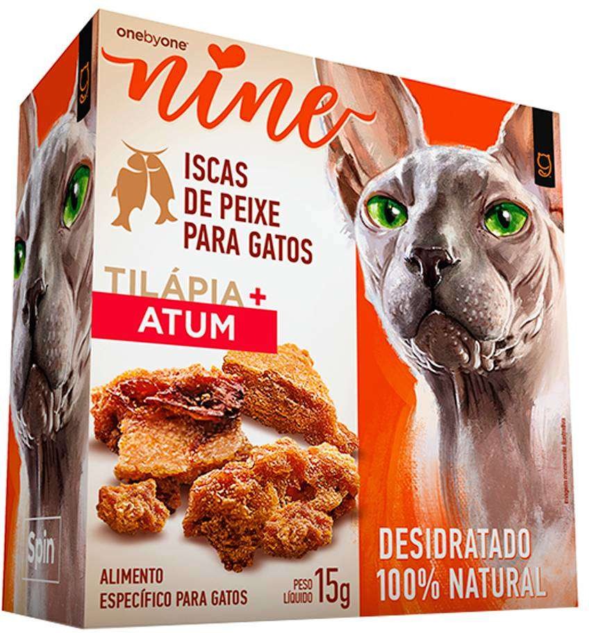 MINI SNACK NINE CAT SABORES TILÁPIA + ATUM