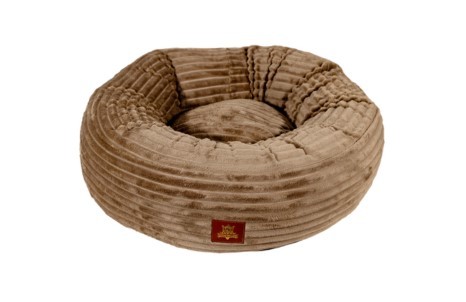 CAMA PUFF SUPER LUXO G - CANELADO CINZA