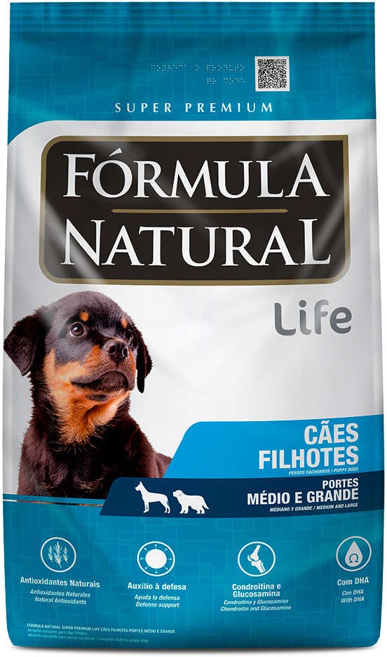 FORMULA NATURAL FILHOTE MEDIOS E GRANDE 2,5KG