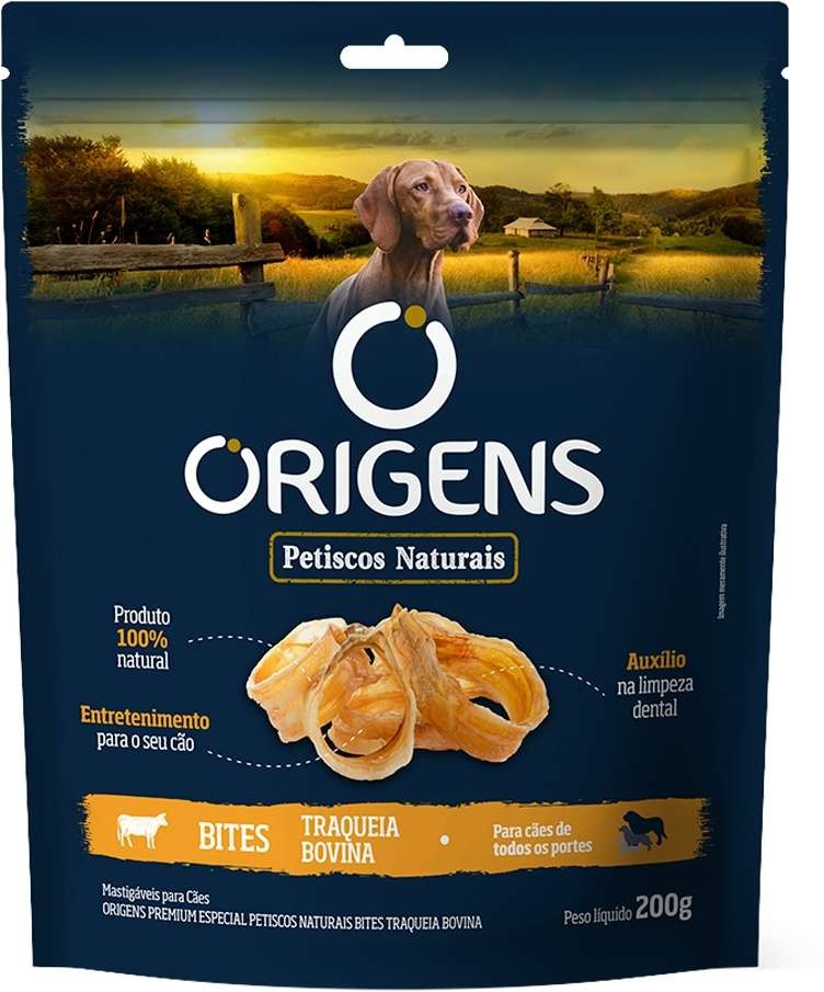 ORIGENS PETISCO NATURAL BITE TRAQUEIA 200G