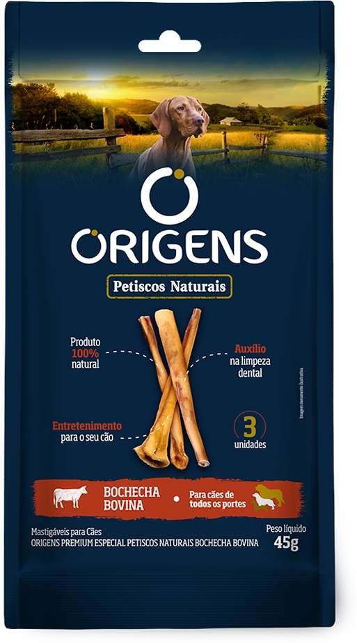 ORIGENS PETISCO NATURAL BOCHECHA 45G