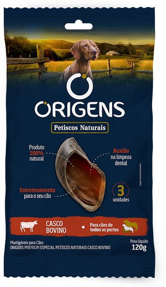 ORIGENS PETISCO NATURAL CASCO 120G