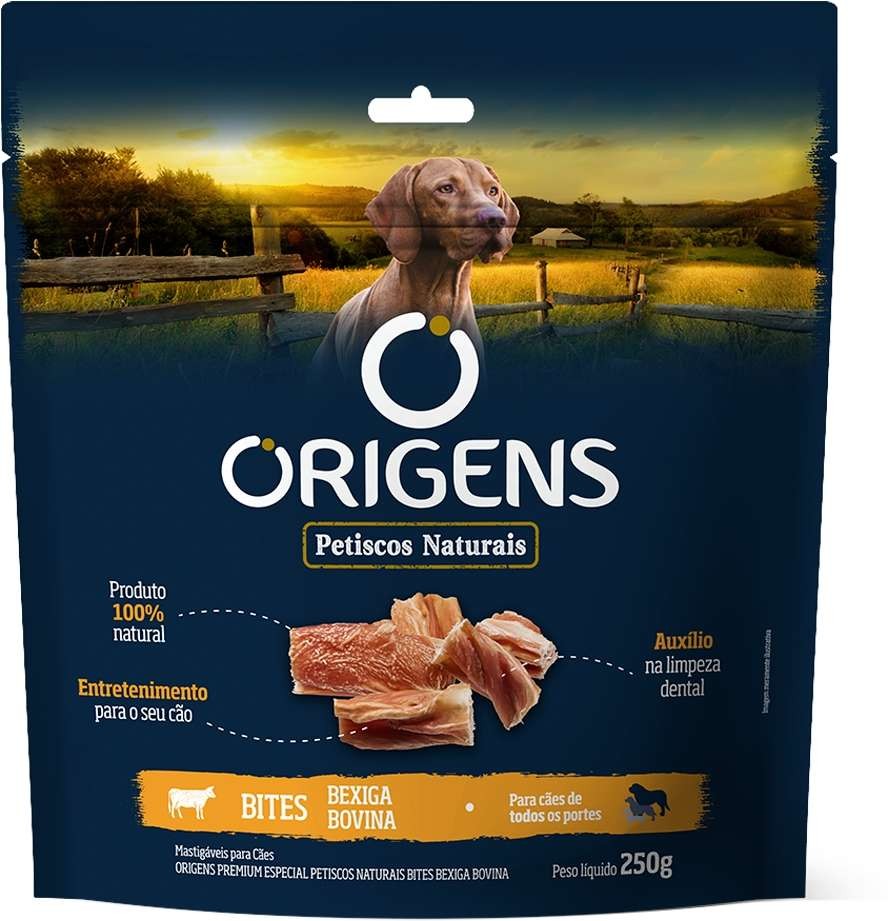 ORIGENS PETISCO NATURAL BITE BEXIGA 250G