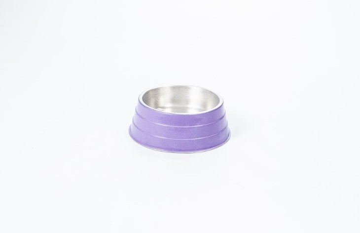 COMEDOURO ALUM. PESADO MEDIO LILAS
