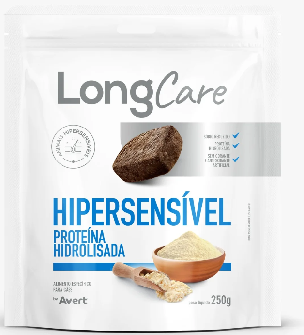 PETISCO HIPERSENSIVEL PROTEINA HIDROLIZADA LONGCARE 250g