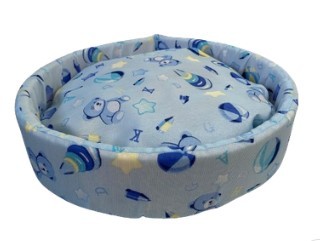 CAMA POP REDONDA P - LAPIS AZUL BEBE
