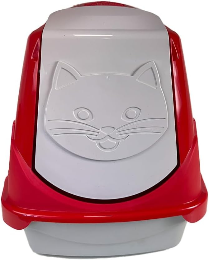 BANHEIRO CAT TOILET VERMELHO