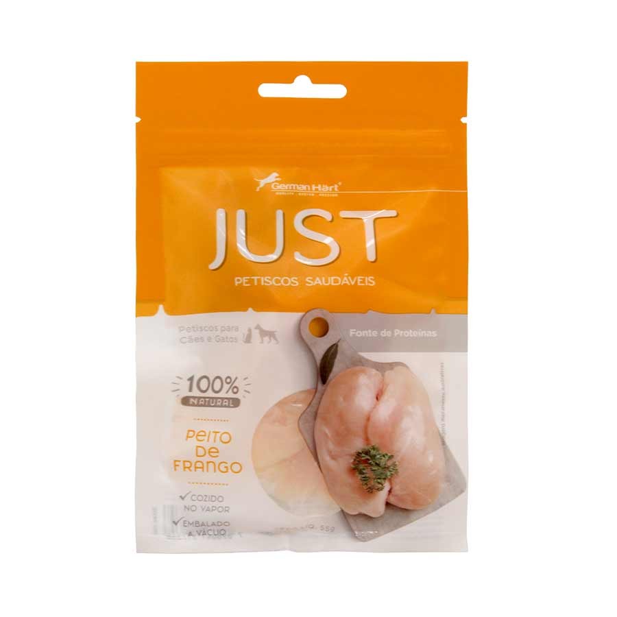 PETISCO JUST - PEITO FRANGO COZIDO 55G (N/A)